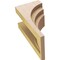 Ekena Millwork 8"W x 8"D x 16"H Wide Rockford Rough Cedar Woodgrain TimberThane Corbel, Primed Tan CORUR08X08X16ROCRCPR - alternate 5